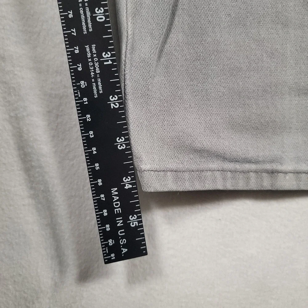 Wrangler Jeans Mens 42x34 Gray Denim Straight Leg Workwear 13MWZCG Flaws